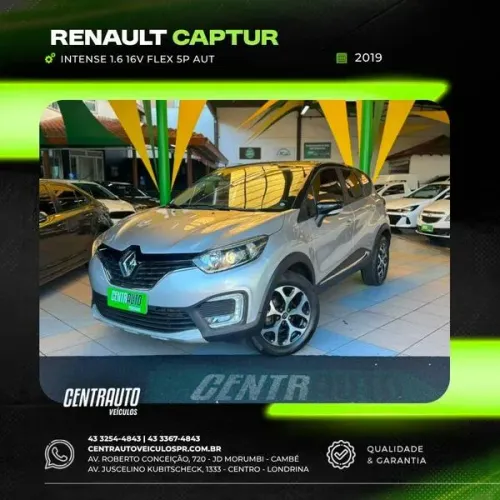 Renault Captur Intense 1.6 16V Flex 5P Aut. 2019