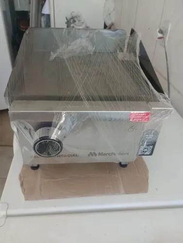 Chapa para espetinho a gás seme Nova