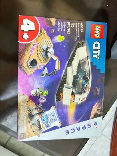Lego Spaceship and Asteroid Discovery