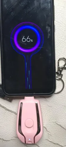 Chaveiro Power Bank Portátil Mini Carregador Bateria Iphone