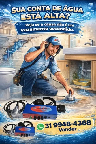 Vazamento água e esgoto