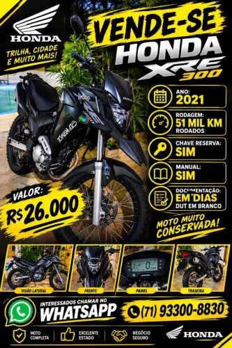 Honda XRE 300/ 300 Abs/ Flex 2021