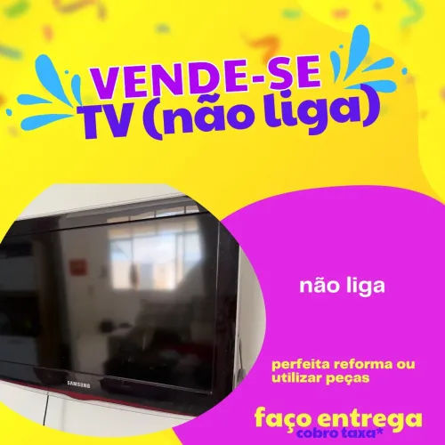 TV samsung (não liga)