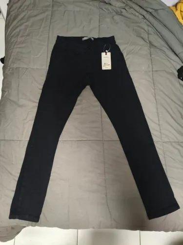 Calça Jeans Masculina Preta Skinny