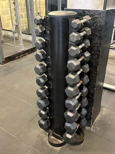 Torre de peso de 1 a 10 kg com suporte