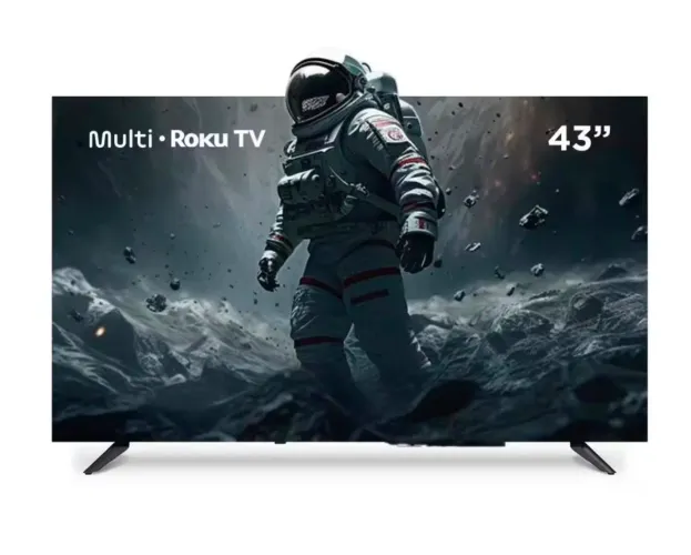 TV 43? MULTILASER ROKU SMART FULL HD