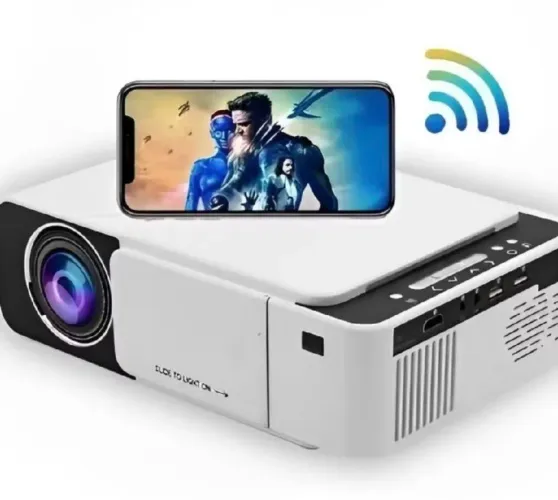 Projetor Wi Fi Datashow Retroprojetor Wifi Hdmi Vga Usb Sd
