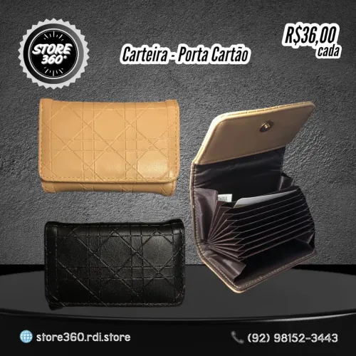 Carteira - Porta Cartão 