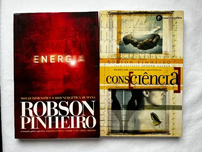 livros consciência e energia - robson pinheiro