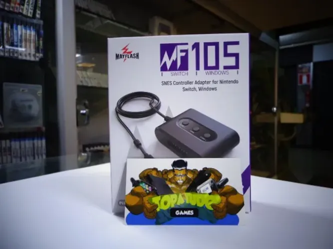MAYFLASH Adaptador de controlador SNES para Switch/Switch 2 e PC Windows SNES