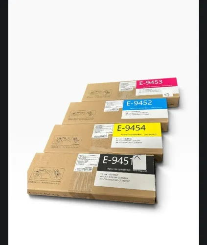 KIT Bolsas de Tinta Pigmentada (Séries E-9451, 52, 53 e 54) Compatível com WF-C5290DW...