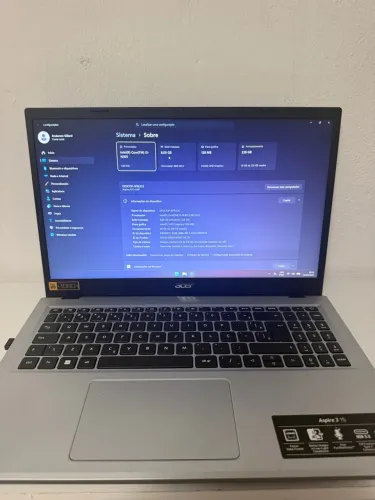 Notebook acer aspire I3 12 geração