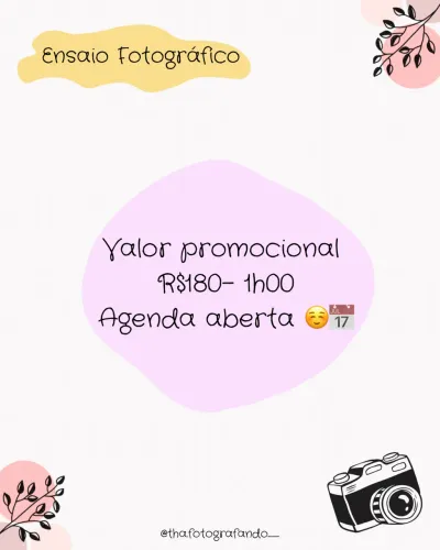 Ensaio Fotográfico 