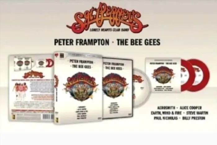 DVD + 2 CDs - The Bee Gees participação Alice Cooper Aerosmith ecoutros - De Luxo com Luva