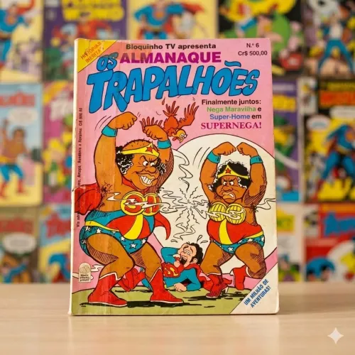 Gibi Almanaque Trapalhões 06 Bloch Anos 1980