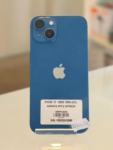 iPhone 13 128GB seminovo por 21x R$114,50