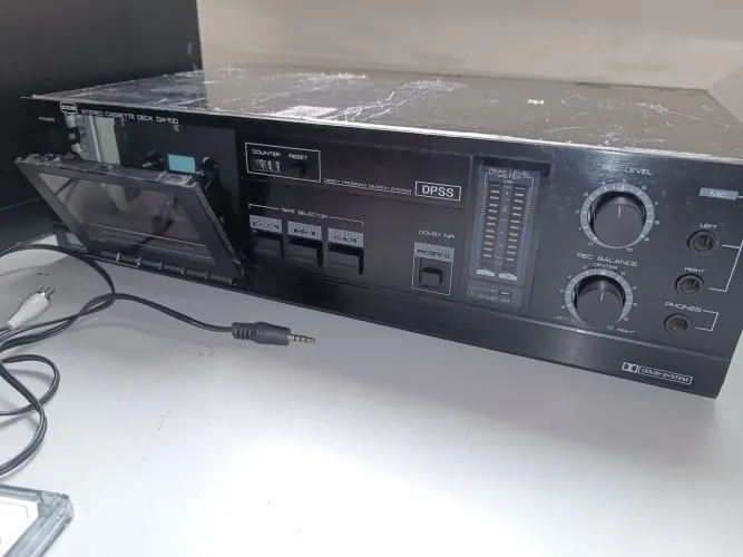 Tape Deck cce DX 100 funcionando