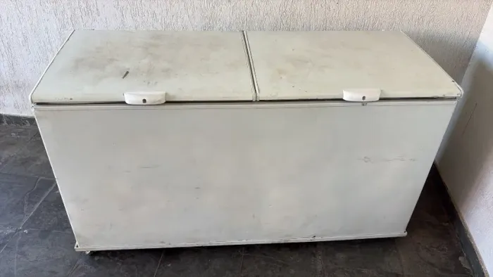 Freezer Horizontal 2 Tampas Aprox. 500 Litros 110v - Funcionando