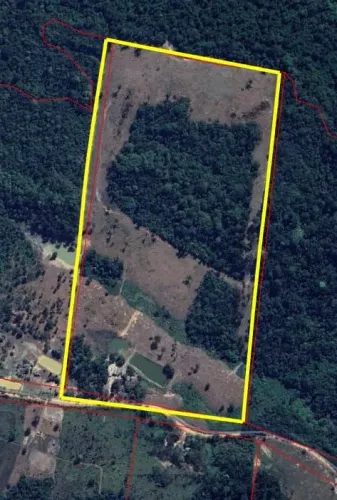 Sítio com 24 hectares à venda de 700.000 por 400.000
