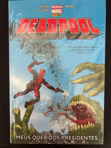 HQ Deadpool Meus Queridos Presidentes Capa Dura