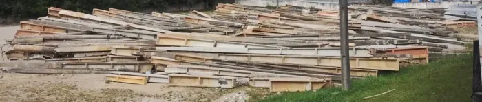 Poste de concreto usado