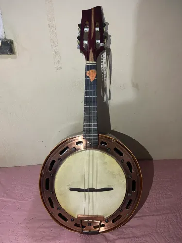 Banjo roxinho maciço já captado e regulado