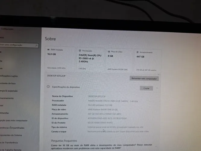 Vendo pc gamer completo