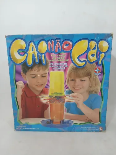 Antigo Jogo da Estrela Cai não Cai anos 80 conservado e Completo