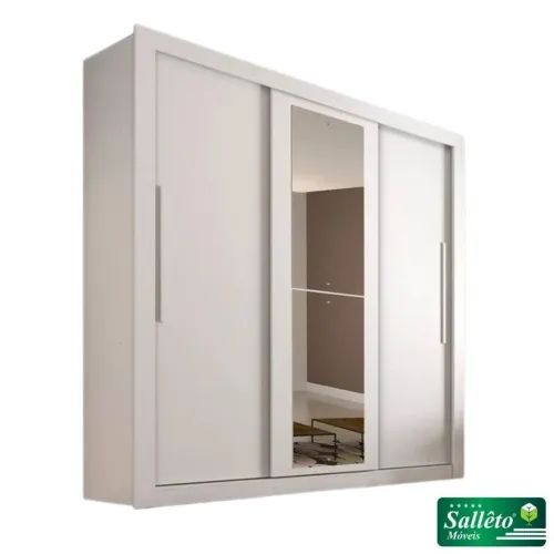 Quarto roupeiro com espelho