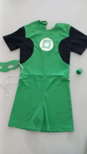Fantasia Infantil Lanterna Verde 