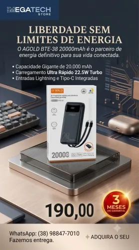 POWER BANK 20000mAh
