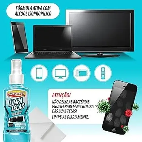 Kit Limpa Telas Multimídia, Celular, Televisores, Notebooks - Gtech