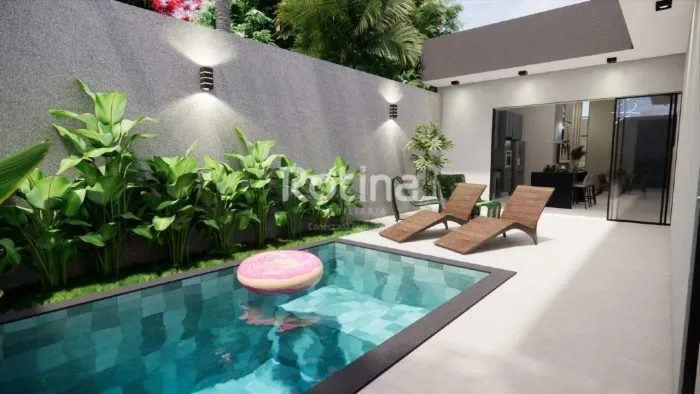 Casa à venda no Grand Ville, Uberlândia: 3 suítes e piscina