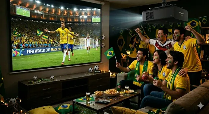Projetor Panasonic - Super Tela Para Copa - Pt-ae8000 (Usado)
