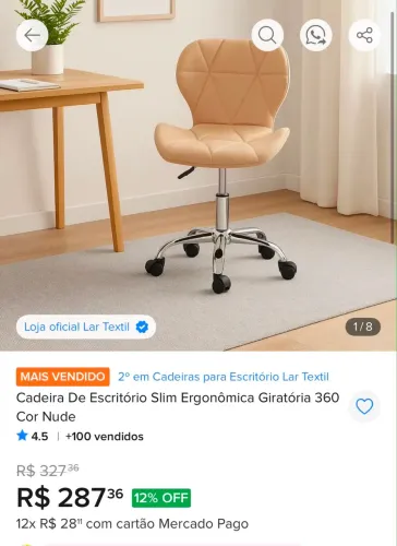 Cadeira nova (Lacrada)