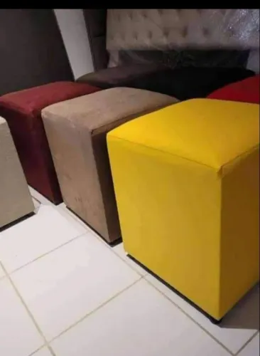 Puff quadrado 40x40 cores a escolher 