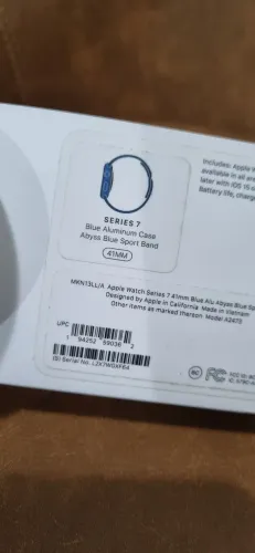Vendo Apple Watch Series 7 - 41mm - Azul (Abyss Blue) - ACEITO TROCA POR LAVA-LOUÇAS
