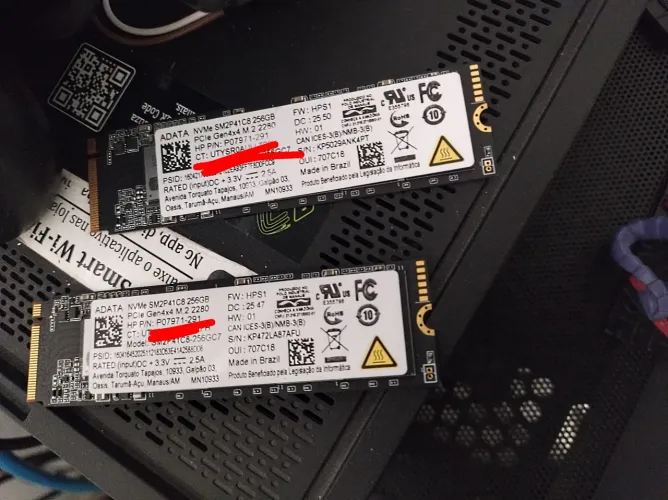 SSD NVME M2 ADATA GEN4 256GB (PREÇO 1 UND)