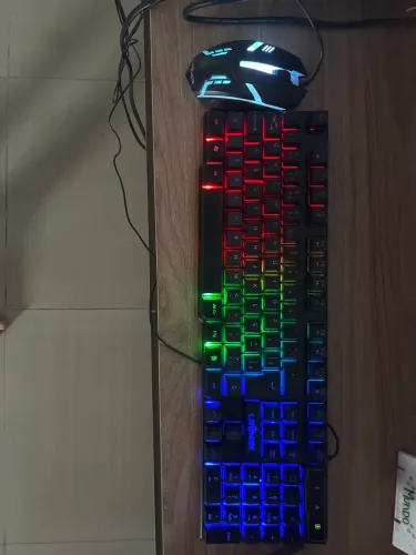 teclado e mouse gamer a venda, valor a negociar