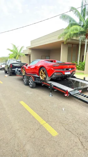 Reboque carreta plataforma para carro premium 