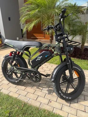 Bicicleta elétrica V40 1000 watts 