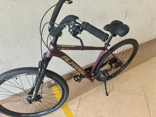 Bicicleta aro 29 alfamec nova câmbio shimano