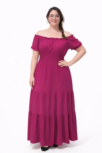 Vestido em viscose