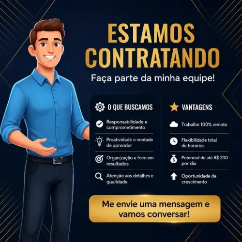 VAGA DE EMPREGO REMOTO EM RIBEIRAO PRETO