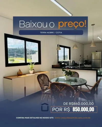 Casa à venda em Cotia, Terra Nobre II, com 3 quartos, com 136 m², Terra Nobre 2