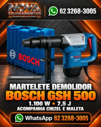 Martele Bosch Debilidor GSH 500 Bosch 1100w 220v 7.5j