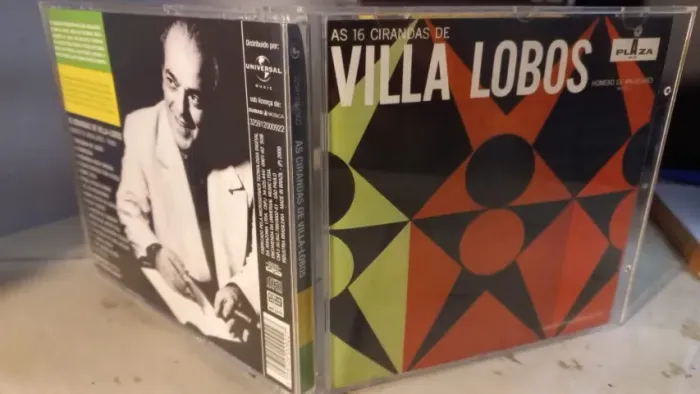 Cd Homero De Magalhães  As 16 Cirandas De Villa lobos Impecável raro ano 2000