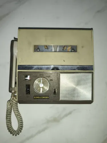 Secretária eletrônica antiga item de coleção