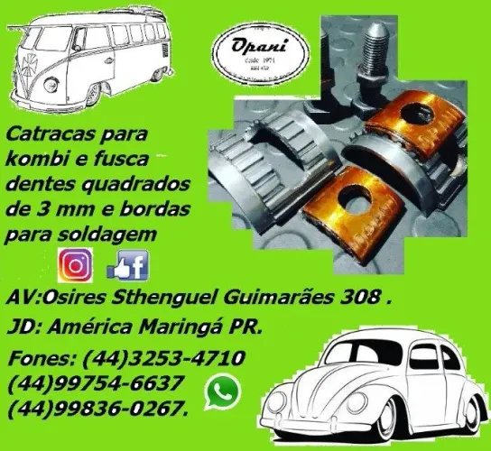 Catracas para rebaixar fusca e kombi 