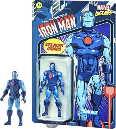 Hasbro - Marvel Legends Retro: O Invencível Homem de Ferro (Iron Man)